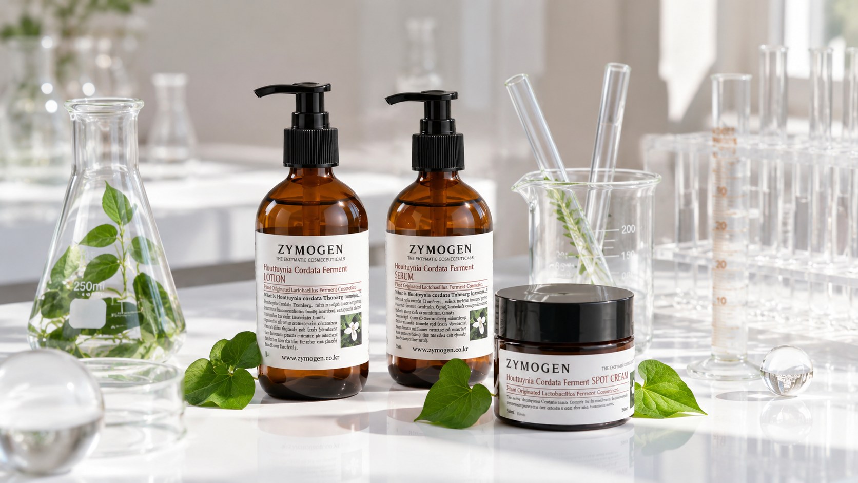 ZYMOGEN 발효 스킨케어 제품 이미지